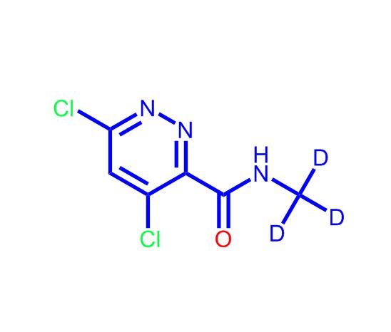 4,6-二氯-N-(甲基-d3)-3-哒嗪甲酰胺1609393-89-6