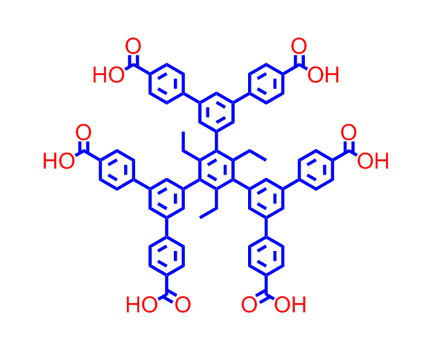 1,3,5-三[3,5-二(4-羧基苯基)苯基]-2,4,6-三甲基苯