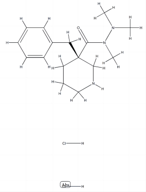 (3R)-3-苄基-3-甲酰三甲基肼基哌啶盐酸盐