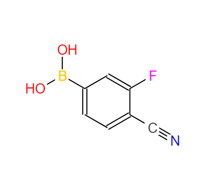 4-氰基-3-氟苯硼酸；843663-18-3