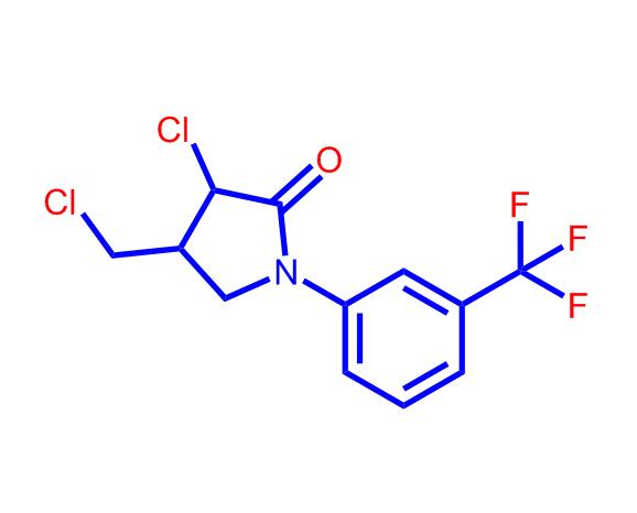 3-氯-4-(氯甲基)-1-(3-(三氟甲基)苯基)吡咯烷-2-酮61213-25-0