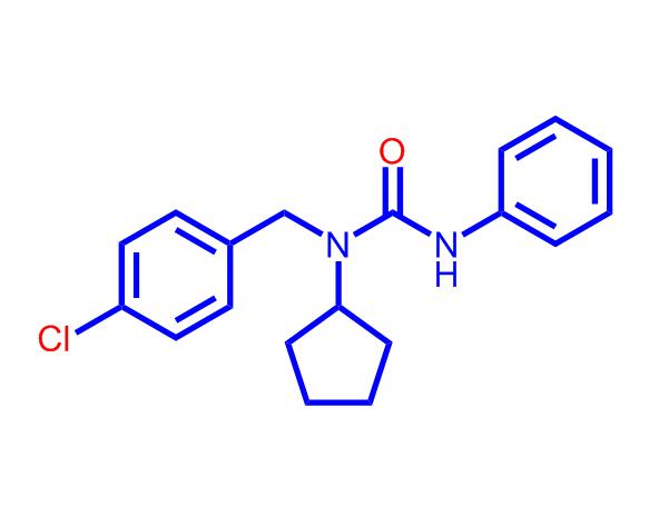1-(4-氯苄基)-1-环戊基-3-苯基脲66063-05-6