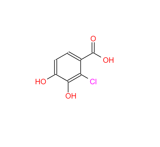 2-氯-3,4-羟基苯甲酸