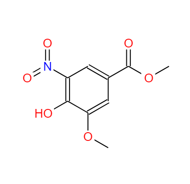 4-羟基-3-甲氧基-5-硝基-苯甲酸甲酯；42590-00-1