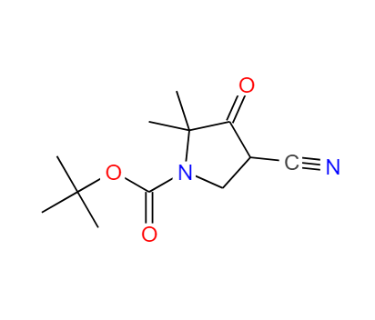 1-BOC-2,2-二甲基-4-氰基-3-吡咯烷酮；946497-94-5