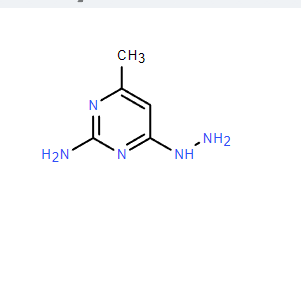 4-肼基-6-甲基-2-氨基嘧啶