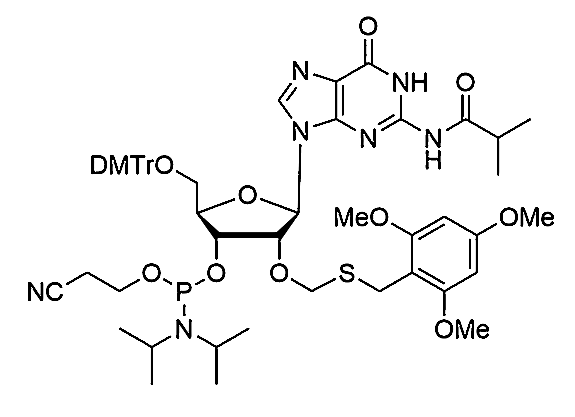 5'-O-DMTr-2'-O-TMBTM-G(iBu)-3'-CE-Phosphoramidite