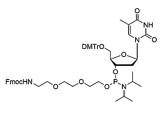 dT-PEG2-NH-Fmoc Phosphoramidite