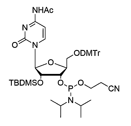 5'-O-DMTr-2'-O-TBDMS-L-C(Ac)-3'-CE-Phosphoramidite