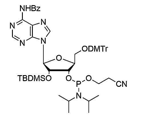 5'-O-DMTr-2'-O-TBDMS-L-A(Bz)-3'-CE-Phosphoramidite