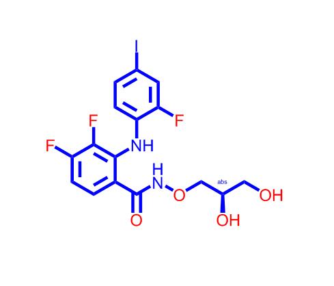 N-[(2R)-2,3-二羟基丙氧基]-3,4-二氟-2-[(2-氟-4-碘苯)氨基]苯甲酰胺391210-10-9
