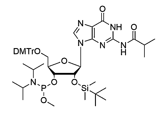 5'-O-DMTr-2'-O-TBDMS-G(iBu)-3'-Methoxy-phosphoramidite