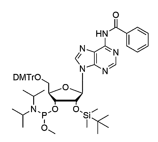 5'-O-DMTr-2'-O-TBDMS-A(Bz)-3'-Methoxy-phosphoramidite
