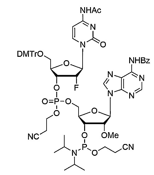 [5'-O-DMTr-2'-F-dC(Ac)](pCyEt)[2'-OMe-A(Bz)-3'-CE-Phosphoramidite]