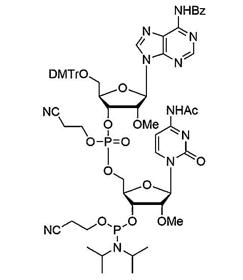 [5'-O-DMTr-2'-OMe-A(Bz)](pCyEt)[2'-O-Me-C(Ac)-3'-CE-Phosphoramidite]