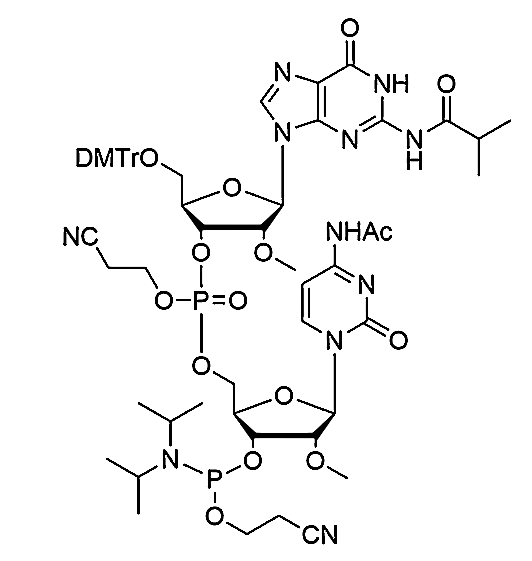 [5'-O-DMTr-2'-OMe-G(iBu)](pCyEt)[2'-OMe-C(Ac)-3'-CE-Phosphoramidite]