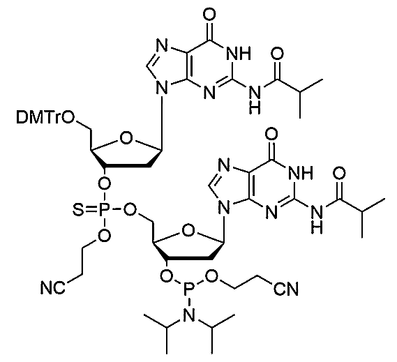 [5'-O-DMTr-2'-dG(iBu)](P-thio-pCyEt)[2'-dG(iBu)-3'-CE-Phosphoramidite]