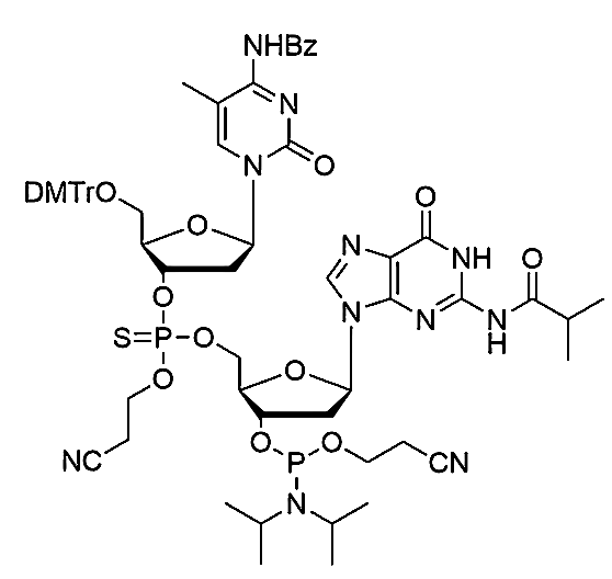 [5'-O-DMTr-5-Me-2'-dC(Bz)](P-thio-pCyEt)[2'-dG(iBu)-3'-CE-Phosphoramidite]