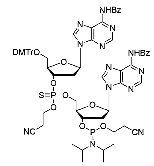 [5'-O-DMTr-2'-dA(Bz)](P-thio-pCyEt)[2'-dA(Bz)-3'-CE-Phosphoramidite]