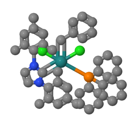 二氯[1,3-双(2,4,6-三甲基苯基)-2-咪唑](苄基)(三环己基膦)钌(II)；223415-64-3