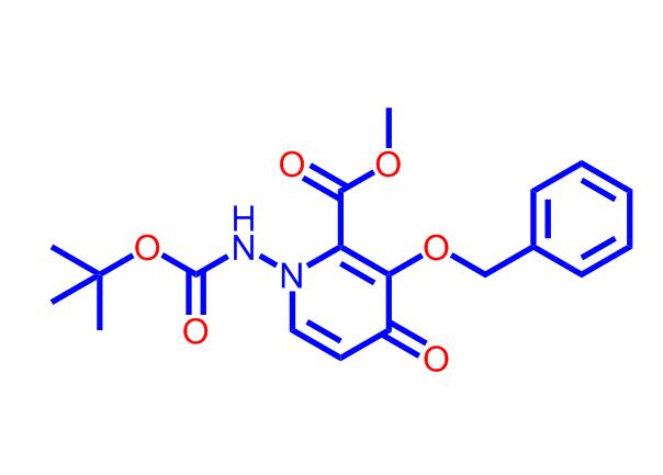 3-(苄氧基)-1-((叔丁氧基羰基)氨基)-4-氧代-1,4-二氢吡啶-2-羧酸甲酯2136287-59-5