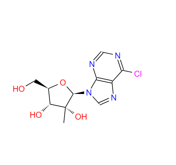 6-氯-9-(2-C-甲基-beta-D-呋喃核糖基)-9H-嘌呤