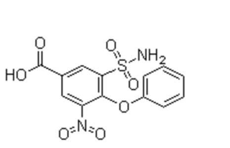 3-硝基-4-苯氧基-5-氨基磺酰基苯甲酸