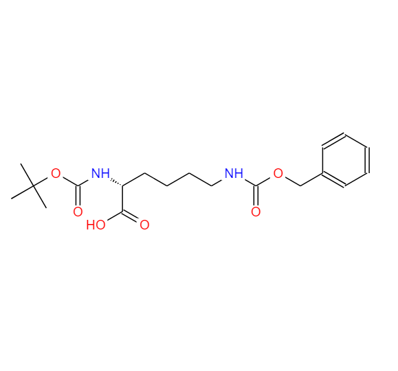 N2-[叔丁氧羰基]-N6-[苄氧羰基]-D-赖氨酸 55878-47-2