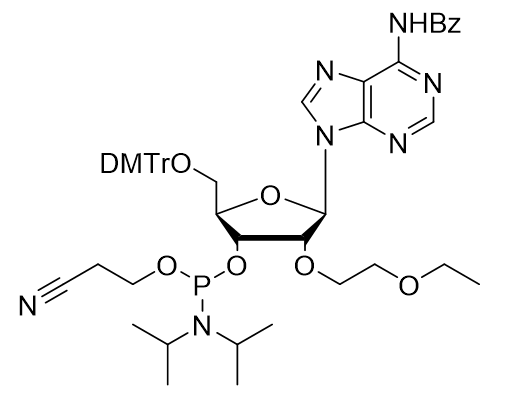 2'-O-EOE-rA(Bz) 亚磷酰胺单体