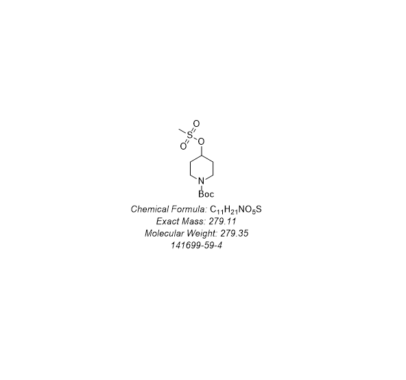 1-Boc-4-甲烷磺酰氧基哌啶