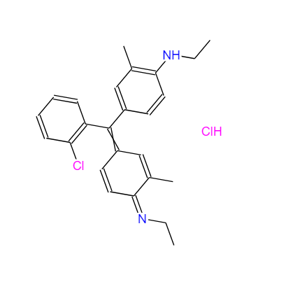 4-[(2-氯苯基)[4-(乙基亚氨)-3-甲基-2,5-环己二烯-1-亚基]甲基]-N-乙基-2-甲基苯胺盐酸盐