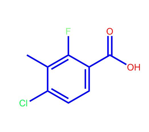 2-氟-3-甲基-4-氯苯甲酸153556-55-9