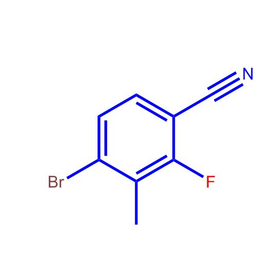 4-溴-2-氟-3-甲基苯甲腈1114546-30-3