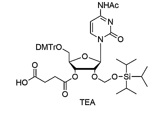 5'-O-DMTr-2'-O-TOM-C(Ac) succinate