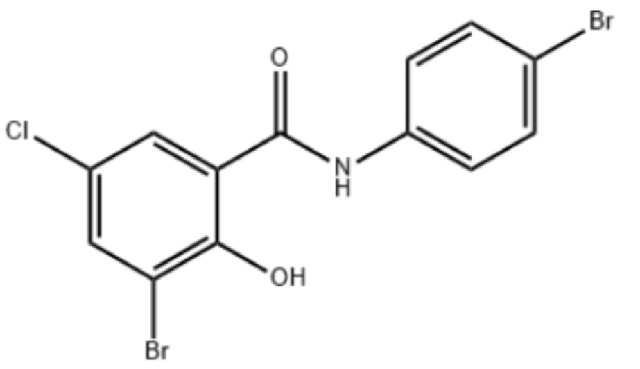 3-溴-N-(4-溴苯基)-5-氯水杨酰胺