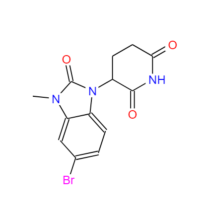 3-(5-溴-3-甲基-2-氧代-2,3-二氢-1H-苯并[D]咪唑-1-基)哌啶-2,6-二酮 2300099-98-1