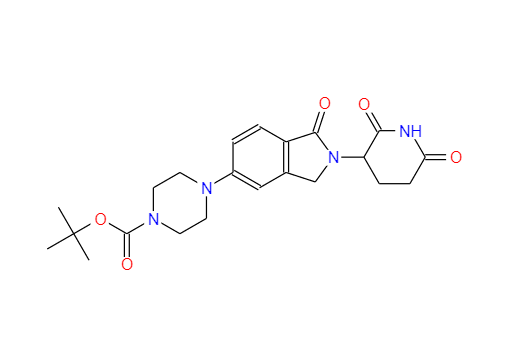 4-(2-(2,6-二氧代哌啶-3-基)-1-氧代异吲哚啉-5-基)哌嗪-1-甲酸叔丁酯 2222120-27-4