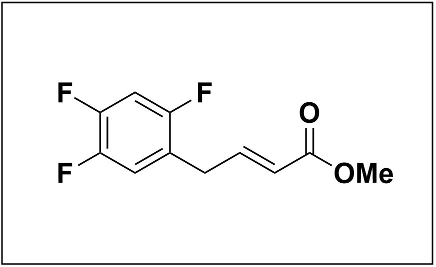 2-Butenoic acid, 4-(2,4,5-trifluorophenyl)-, methyl ester, (2E)- 1260029-44-4