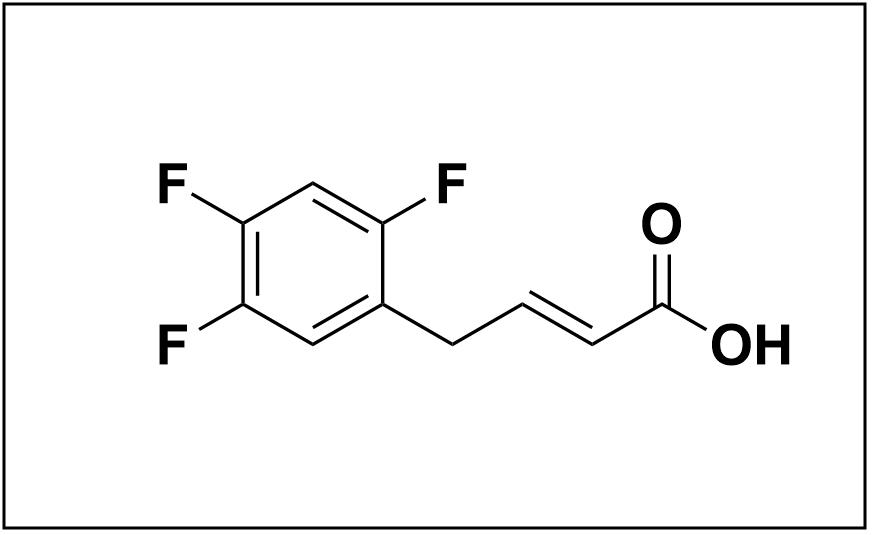 (E)-4-(2,4,5-三氟苯基)丁-2-烯酸;西格列汀杂质74 1840966-95-1