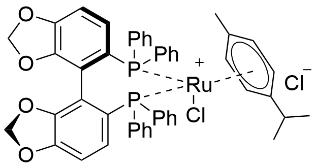 氯[(R)-(+)-5,5'-双(二苯基膦)-4,4'-二--1,3-苯并二噁茂](对伞花烃)氯化钌(II)