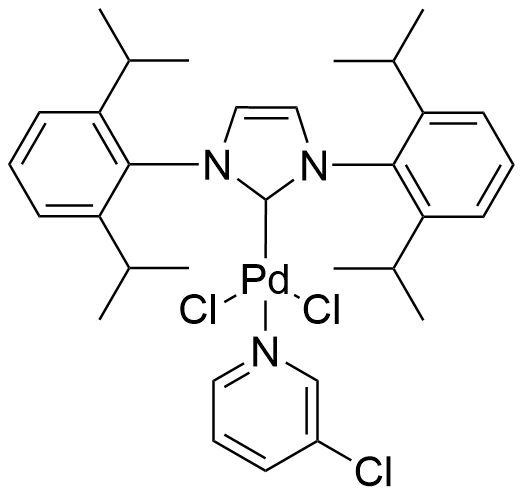 [1,3-双(2,6-二异丙基苯)咪唑-2-基亚基](3-氯吡啶基)二氯化钯(II)