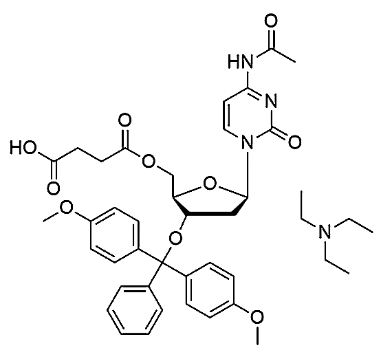 N4-Ac-3'-DMT-2'-dC-5'-succinate, TEA salt