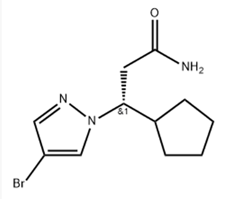 (R)-3-(4-溴-1H-吡唑-1-基)-3-环戊基丙烷酰胺