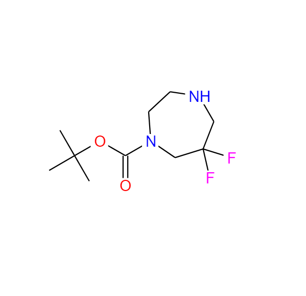 叔-丁基 6,6-二氟-1,4-重氮基庚环-1-甲酸基酯