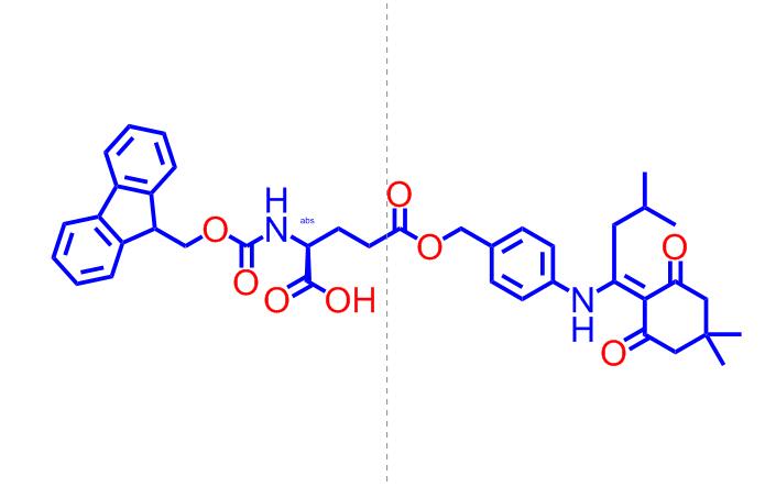 N-[(9H-芴-9-基甲氧基)羰基]-L-谷氨酸5-[[4-[[1-(4,4-二甲基-2,6-二氧代环己亚基)-3-甲基丁基]氨基]苯基]甲基]酯268730-86-5
