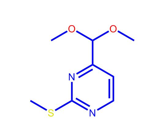 4-(二甲氧基甲基)-2-(甲基巯基)嘧啶180869-36-7