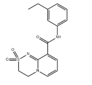 N-(3-ethylphenyl)-3,4-dihydropyrido[2,1-c][1,2,4]thiadiazine-9-carboxamide 2,2-dioxide