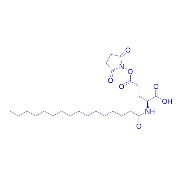 利拉鲁肽侧链/294855-91-7/Pal-Glu(OSu)-OH