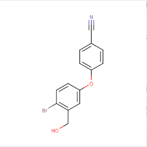 4-[4-溴-3-(羟基甲基)苯氧基]苯甲腈