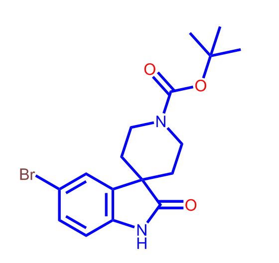 5-溴-2-氧代螺[二氢吲哚-3,4'-哌啶]-1'-甲酸叔丁酯873779-30-7